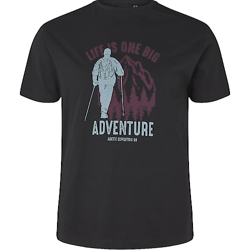 North 56°4 Adventure Print T-Shirt Black